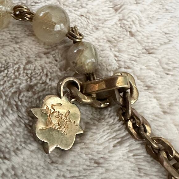 Stephen Dweck Bronze Mixed Media Necklace - Picture 3 of 6